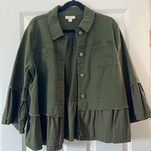 Style and Co Green Jacket XL